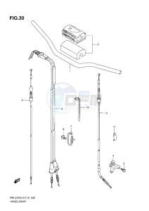 RM-Z 250 drawing HANDLEBAR L0