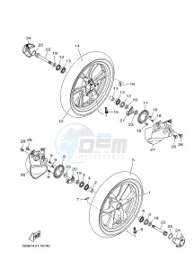 MWS150-A (BB81) drawing FRONT WHEEL