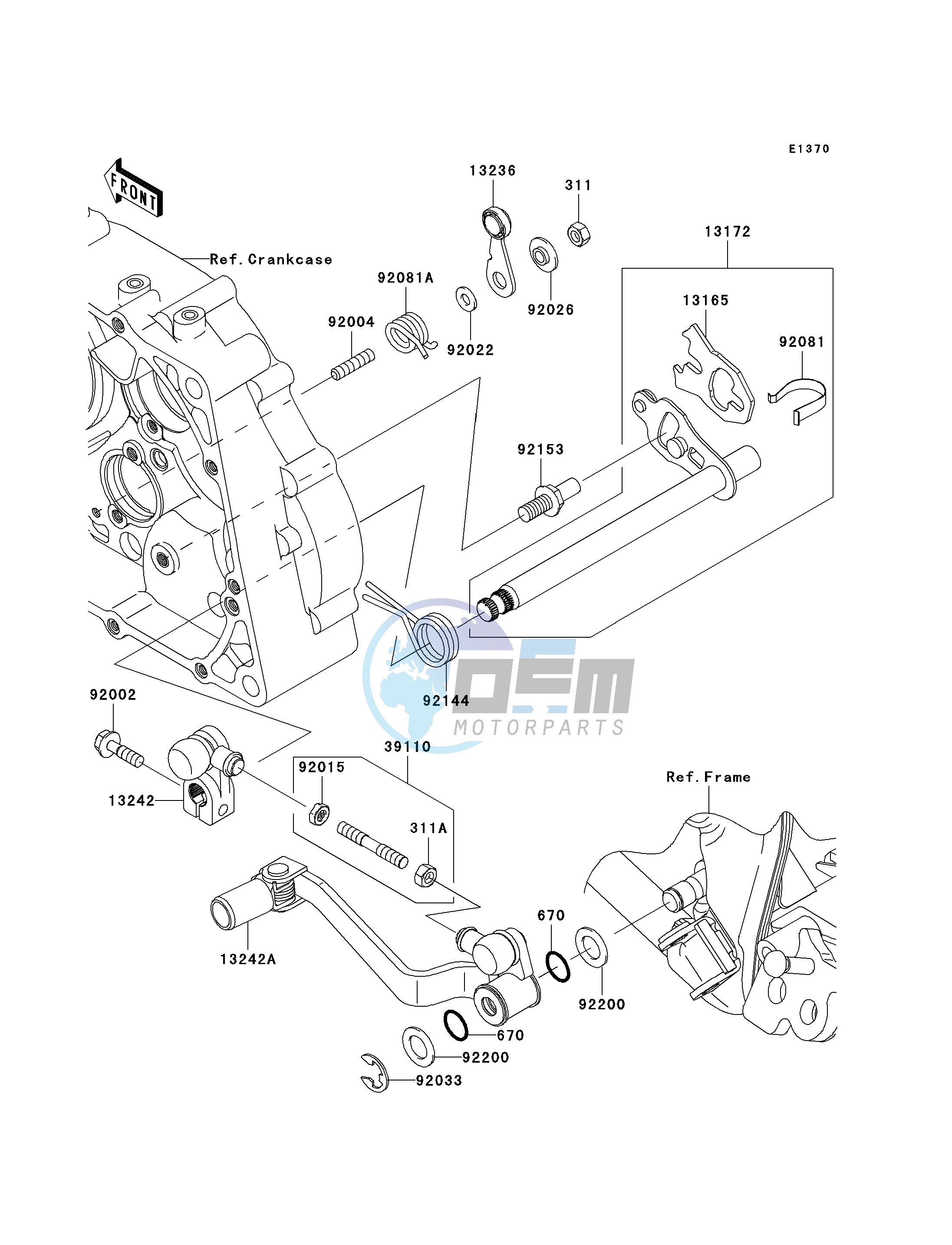 GEAR CHANGE MECHANISM