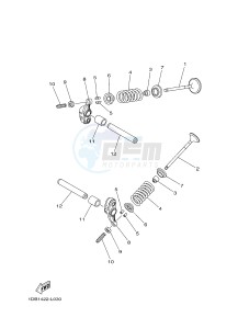 MW125A TRICITY 125 ABS (2CM2 2CMC) drawing VALVE