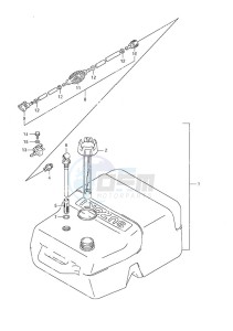 DF 40 drawing Fuel Tank