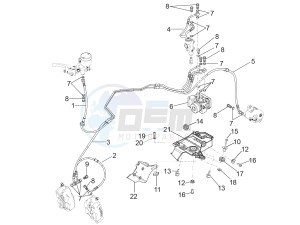 RSV4 1000 RR USA USA drawing ABS Brake system