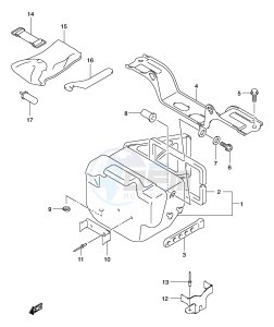 LT-F500F (E3-E28) drawing REAR BOX