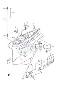 DF 175 drawing Gear Case