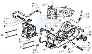 X9 250 drawing Crankcase