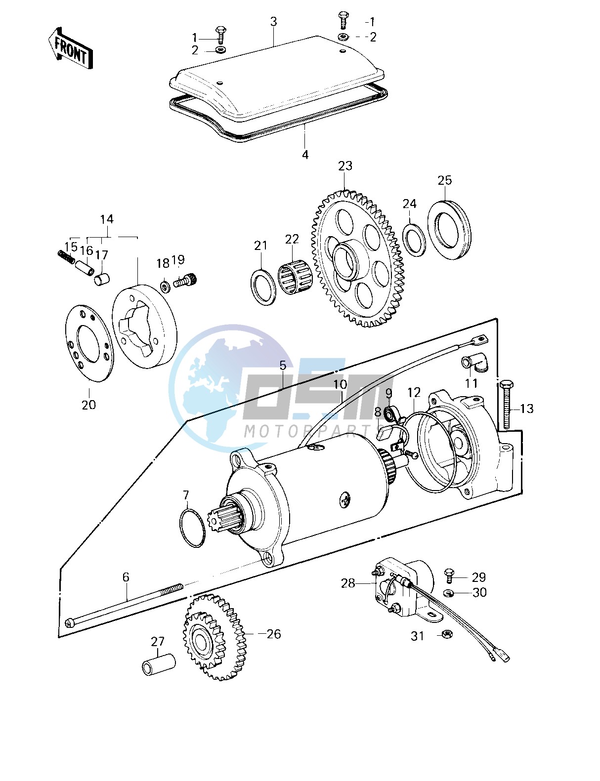 STARTER MOTOR_STARTER CLUTCH -- 80 D3- -