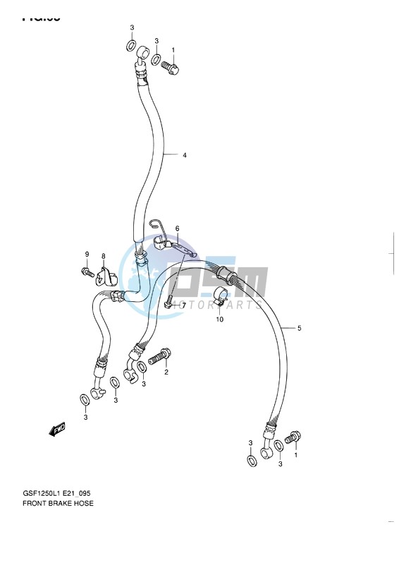 FRONT BRAKE HOSE