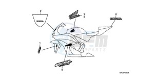 CBR600RRA Europe Direct - (ED) drawing MARK/STRIPE (9)