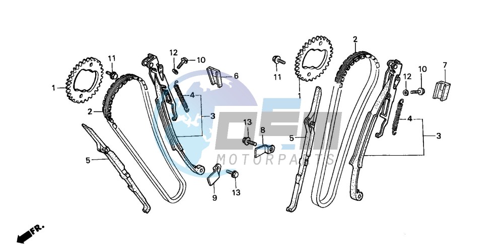 CAM CHAIN/TENSIONER