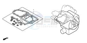 VT600C drawing GASKET KIT B