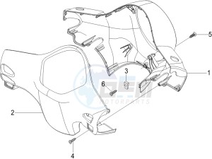 LX 150 4T USA drawing Handlebars coverages