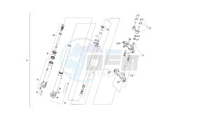 SENDA SM BAJA - 125 CC EU3 drawing FRONT FORK