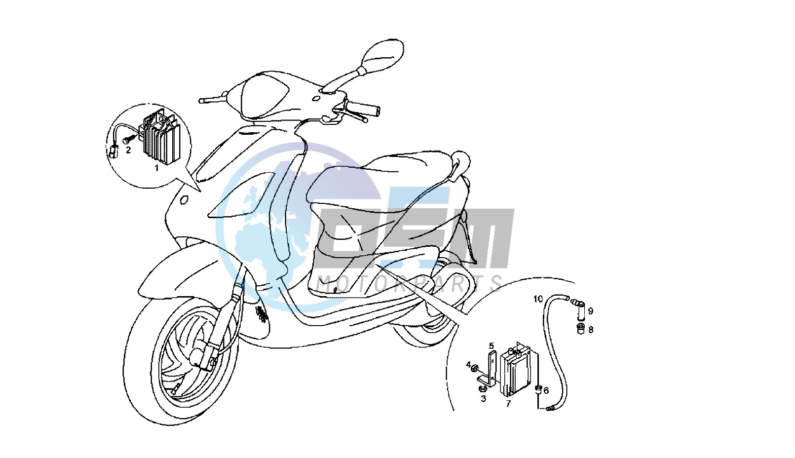 IGNITION COIL - VOLTAGE REGULATOR