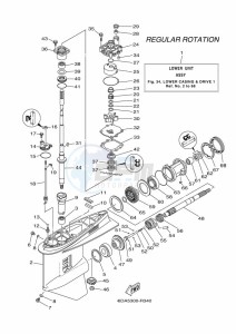 F175CA drawing PROPELLER-HOUSING-AND-TRANSMISSION-1