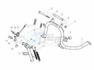 BEVERLY 300 IE ABS E4 (APAC) drawing Stand/s