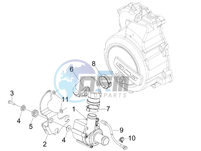 Cooler pump