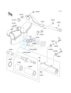 KX 500 E [KX500] (E10-E14) [KX500] drawing MUFFLER-- S- -