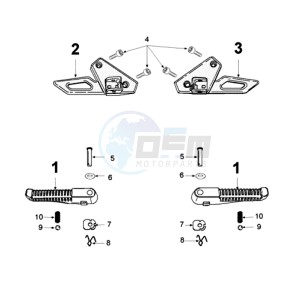 FIGHT 3 N 4T drawing FOOT SUPPORT