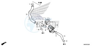 CBR1000SAG CBR1000 ED drawing AIR INJECTION CONTROL VALVE