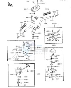 KLT 185 A [KLT185] (A1-A2) [KLT185] drawing HANDLEBAR -- KLT185-A1- -