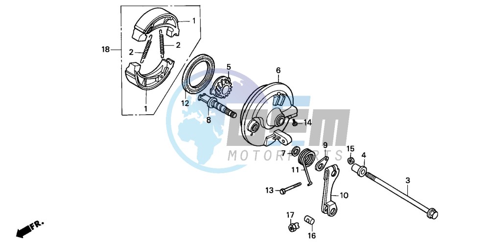 FRONT BRAKE PANEL