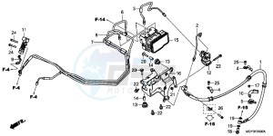 VFR800XD CrossRunner - VFR800X UK - (E) drawing ABS MODULATOR