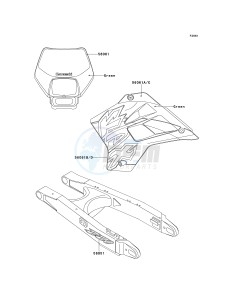 KDX 220 A [KDX220R] (A4-A8) [KDX220R] drawing DECALS-- KDX220-A4- -