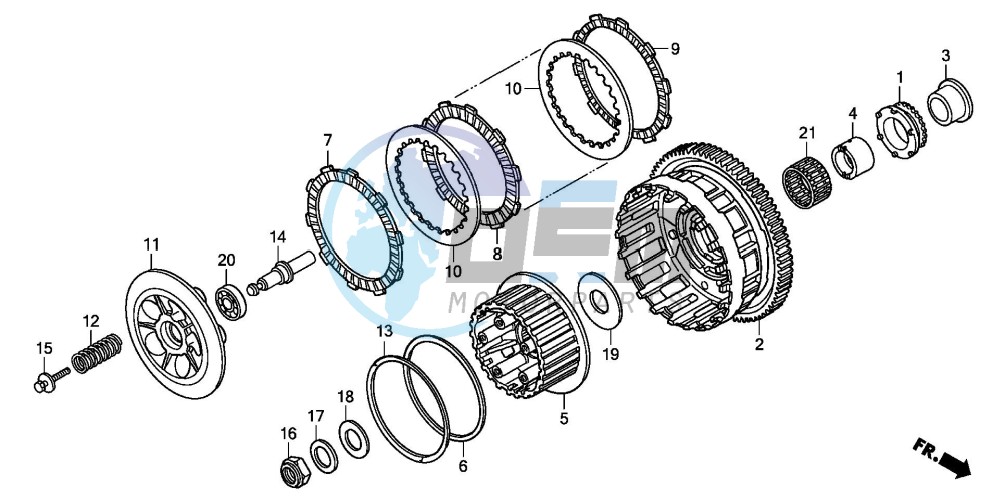 CLUTCH (CBF600S8/SA8/N8/NA8)