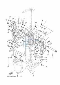 FL225BETX drawing FRONT-FAIRING-BRACKET