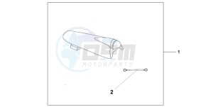 CBR900RE drawing SEAT COWL  *R258*