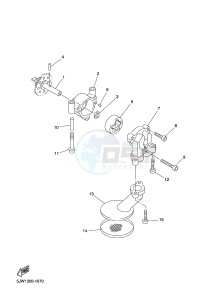 FJR1300AE FJR1300AS (1MD4 1MD5) drawing OIL PUMP