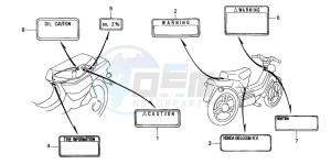 PK50 drawing CAUTION LABEL