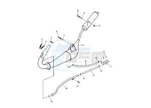 TZR 50 drawing EXHAUST