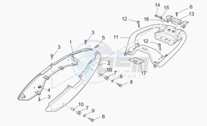 Norge 1200 IE 1200 IE drawing Rear body - rear fairing