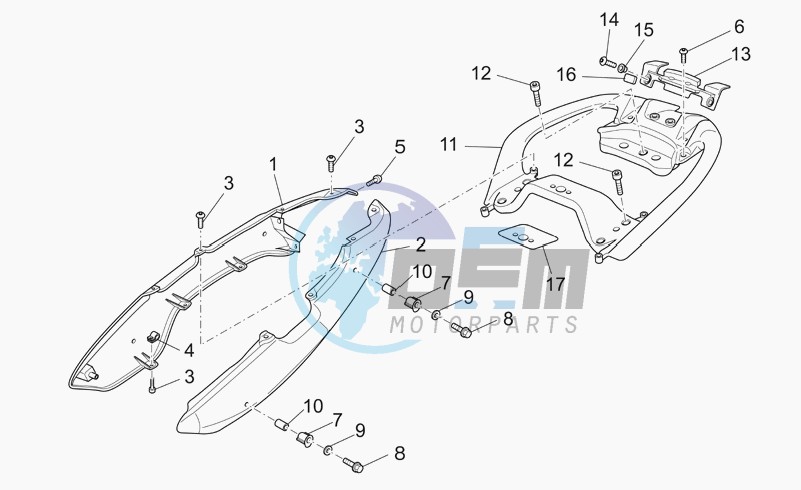 Rear body - rear fairing