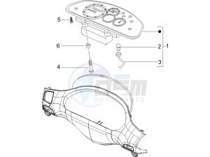 Typhoon 50 2t e2 drawing Meter combination - Cruscotto