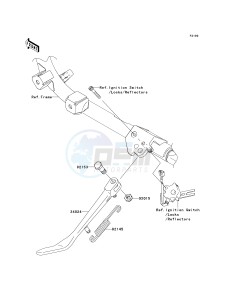 VN 900 B [VULCAN 900 CLASSIC] (6F-9F) B7F drawing STAND-- S- -