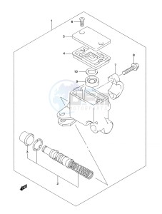 LT-A500XP Z drawing FRONT MASTER CYLINDER