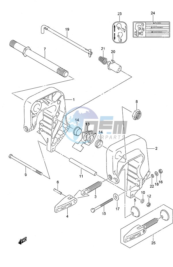 Clamp Bracket Remote Control