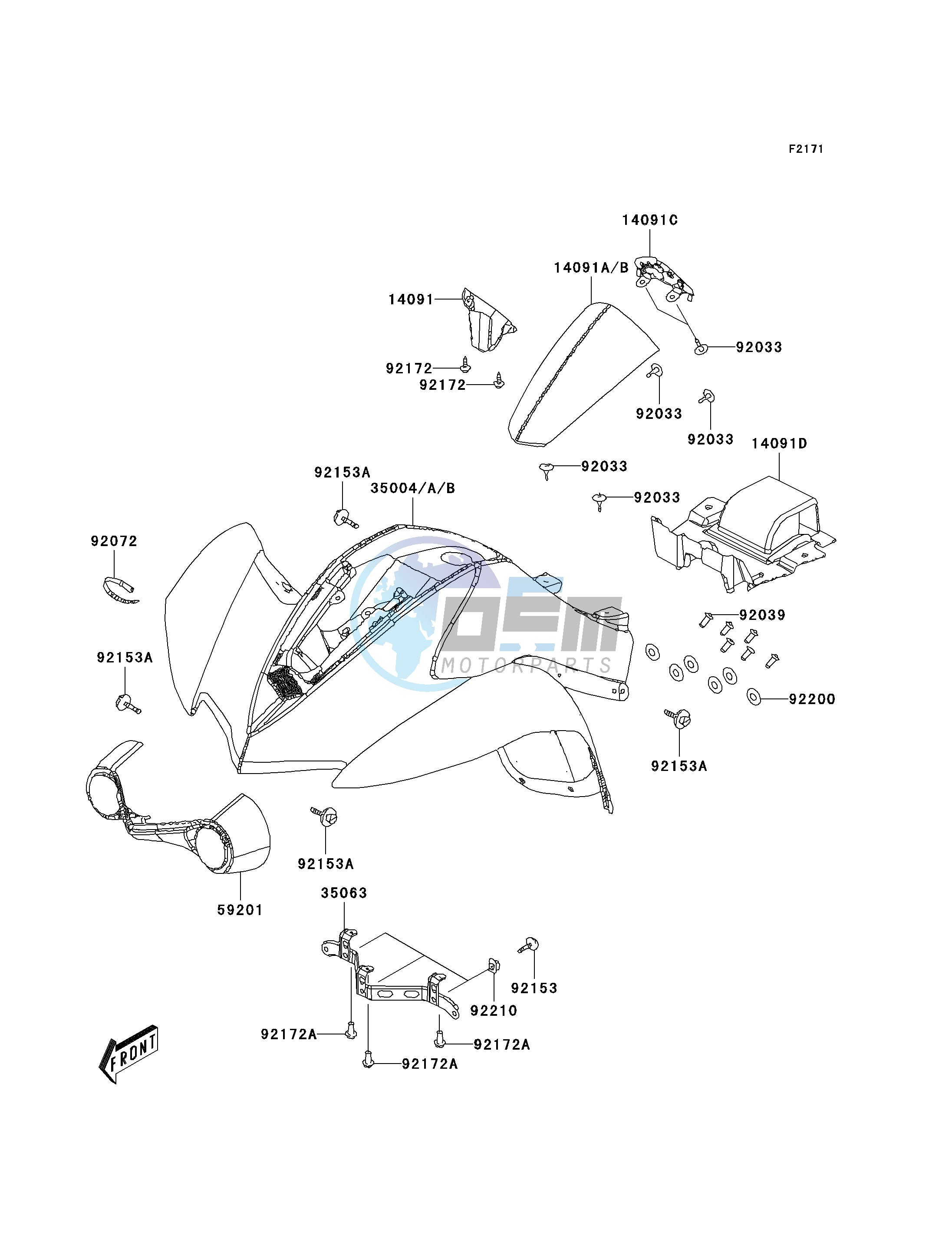 FRONT FENDER-- S- -