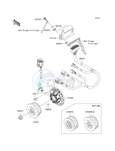 KX 250 R [KX250] (R1) R1 drawing GENERATOR