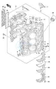 DF 225 drawing Cylinder Block