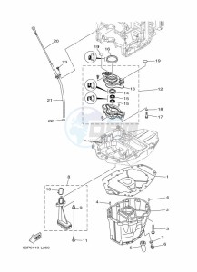 FL150BETX drawing VENTILATEUR-DHUILE