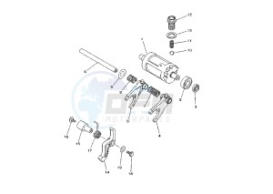 ATV 400 drawing SHIFT CAM-FORK