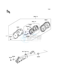 Z750S ZR750-K1H FR GB XX (EU ME A(FRICA) drawing Meter(s)