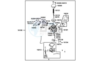 VP 50 drawing Carburator