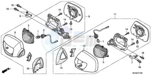 GL18009 NZ / AB NAV - (NZ / AB NAV) drawing WINKER/MIRROR