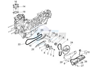 GT 250 ie 60 deg USA drawing Oil pump