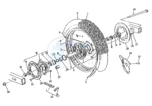 W16 500 drawing REAR WHEEL