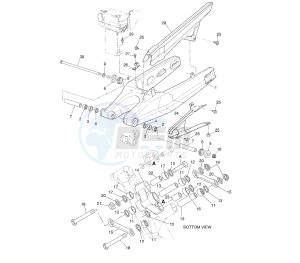 XT Z TENERE 660 drawing REAR ARM